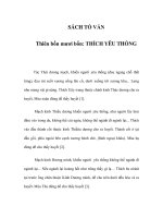 SÁCH TỐ VẤN - Thiên bốn mươi bốn: THÍCH YÊU THỐNG pps