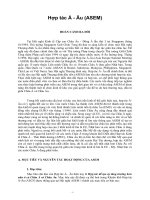 Hợp tác Á - Âu (ASEM)