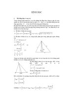 TÀI LIỆU BỒI DƯỠNG HỌC SINH GIỎI PHẦN HÌNH HỌC