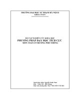 PH day hoc mon Toan THCS