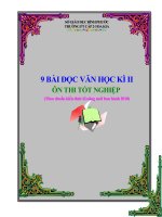 9 bài đọc văn HK II ôn thi TN