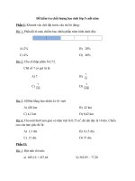 ĐỀ KIỂM TRA CHẤT LƯỢNG HỌC SINH LỚP 5 CUỐI NĂM