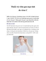 Thuốc trị viêm gan mạn tính do virus C pdf