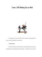 Lưu ý để không bị sa thải pot