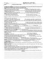 Kiểm tra 1 tiết kỳ 2