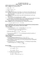 Bộ đề TOAN 11 hk1 của TPHCM