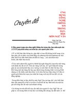 Báo cáo Chuyên đề Văn