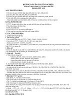 Hướng dẫn ôn thi TNTHPT