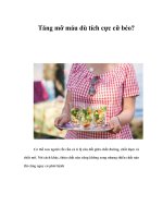 Tăng mỡ máu dù tích cực cữ béo? Cơ thể con người rất cần có tỉ lệ cân doc