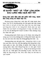 100 Cách chữa bệnh đau lưng (Chương 6) doc