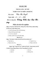 bai dự thi tìm hiểu Thăng Long