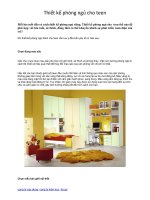 Thiết kế phòng ngủ cho teen pot