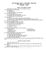 bai kiem tra mon van