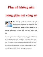 Phụ nữ không nên nóng giận nơi công sở ppsx