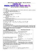 Giáo án đại số 8 kì 2