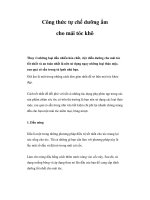 Công thức tự chế dưỡng ẩm cho mái tóc khô ppsx