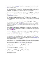 Bài tập ôn thi đại học môn Hóa - Cr - Fe - Cu pdf