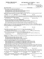 THPT Lê Xoay- Thi sát hạch lớp 11 lần 2- 2010