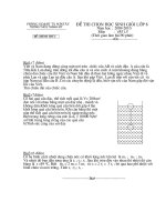 đề thi HSG vật lý 6-7-8 năm 2010