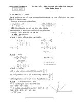 HDC thi HKII môn Toán 6 năm học 2009-2010