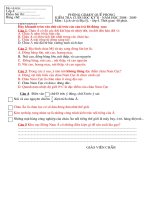 de Dia Ly lop 5 Cuoi nam