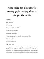 Công chứng hợp đồng chuyển nhượng quyền sử dụng đất và tài sản gắn liền với đất potx