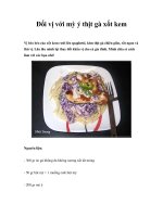 Đổi vị với mỳ ý thịt gà xốt kem ppsx