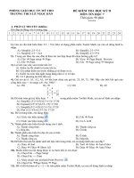 Đề kiểm tra HKII Tin 7 (09-10)