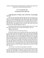 Nâng cao khả năng cạnh tranh của nông sản Việt Nam