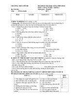 Công Nghệ 6 HK2 09-10