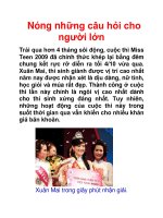 Nóng những câu hỏi cho người lớn docx
