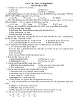 Thi thử tốt nghiệp 12 - Có ĐA
