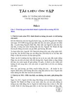 7 câu hỏi và trả lời tư tưởng HCM pot