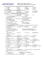 Đề tham khảo TN Anh_2010 số 30