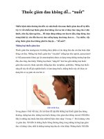 Thuốc giảm đau không dễ... “nuốt” potx