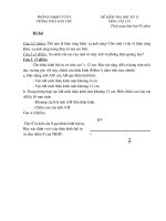Dề kiểm tra Vật lý 9 kì II