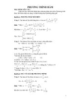 PHƯƠNG TRÌNH HÀM