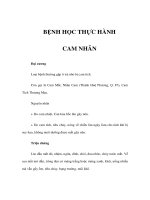 BỆNH HỌC THỰC HÀNH - CAM NHÃN ppsx