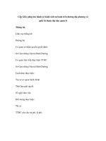 Cấp Giấy phép lưu hành xe bánh xích tự hành trên đường địa phương và quốc lộ thuộc địa bàn quản lý docx