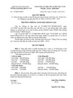 72/QĐ-PGDĐT ngày 11/5/2010 QĐ khen thưởng chương trình giao lưu 