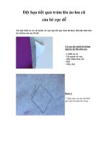 Dệt họa tiết quả trám lên áo len cũ của bé cực dễ docx