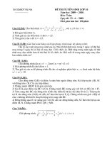 De thiTuyenSinh+DA vao 10 cac tinh (09-10)