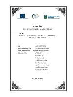 Nghiên cứu hành vi tiêu dùng giày da công sở tại thị trường hà nội