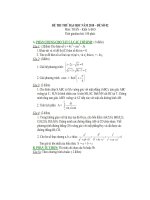 Đề thi thử đại học môn Toán - Đề số 2 potx