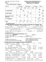 đề, đáp án, ma trận HKII năm 09-10