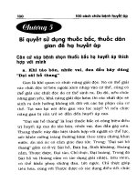 100 Cách chữa bệnh huyết áp (Chương 5) doc