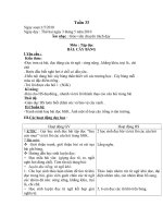 Giáo án Sáng lớp 1 Tuần 33