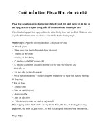 Cuối tuần làm Pizza Hut cho cả nhà potx