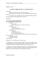 Cơ sở về thiết kế máy và chi tiết máy ppsx