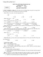 Đề+Đáp án KTHK II Toán 5 SANHO